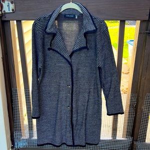 IVANKA TRUMP SWEATER COAT.  M